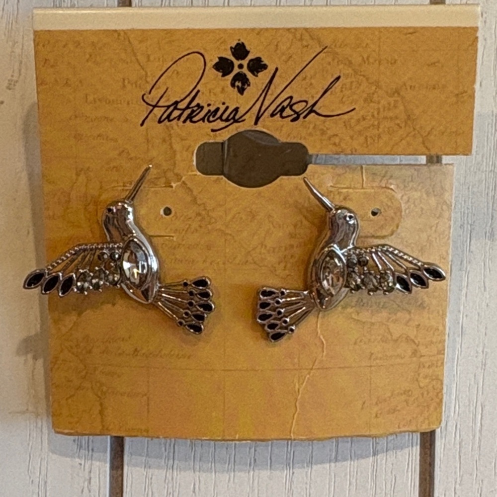 PATRICIA NASH Hummingbird Post Earrings/NWT